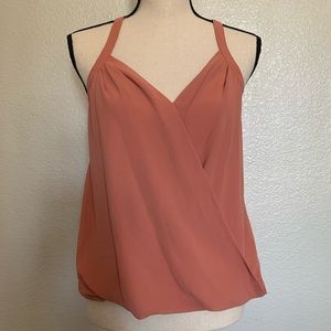 Naked Zebra NWT orange peach tank top small
